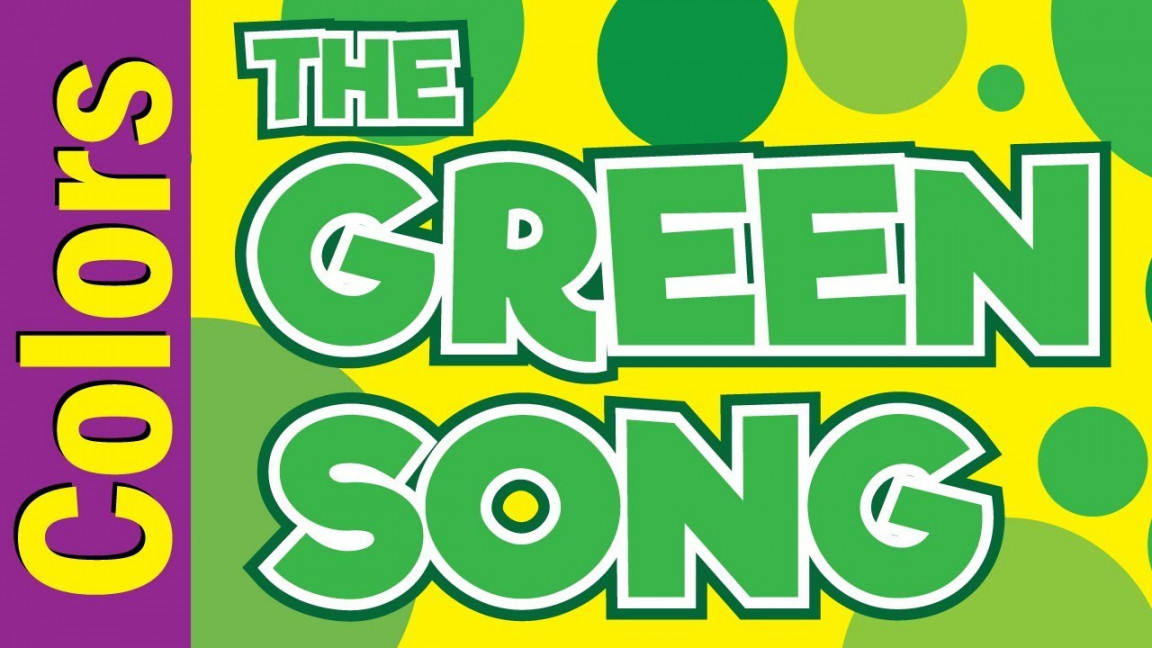 Green Color Song For Kindergarten – Printable PDF Template