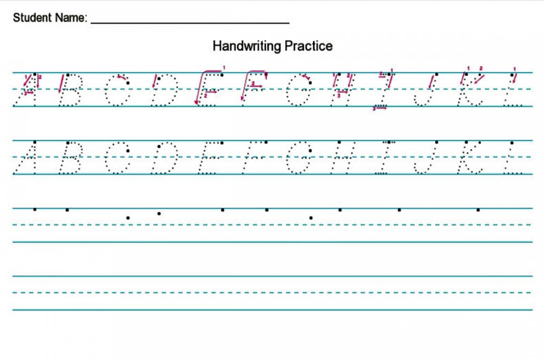 Handwriting Worksheet Creator Free  DIY Homeschooler