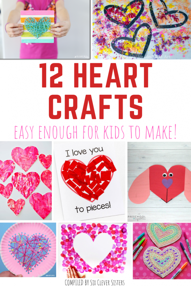 Heart Crafts for Kids To Make for Valentine