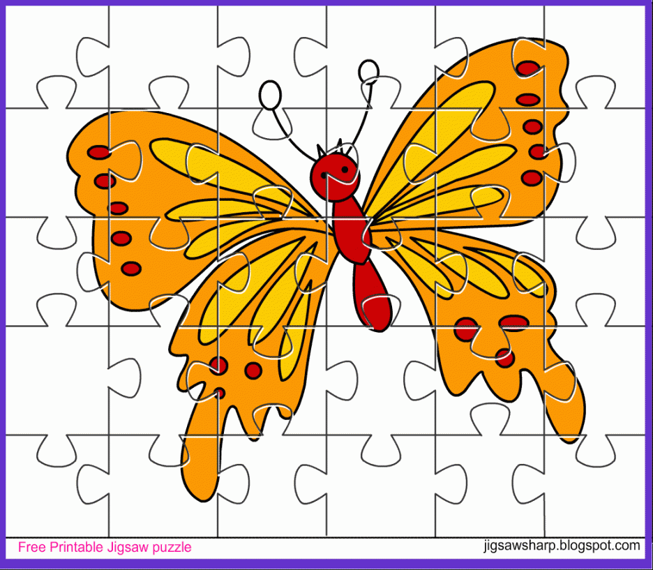 Jigsaw Puzzle Template Printable - Bing images  Printable