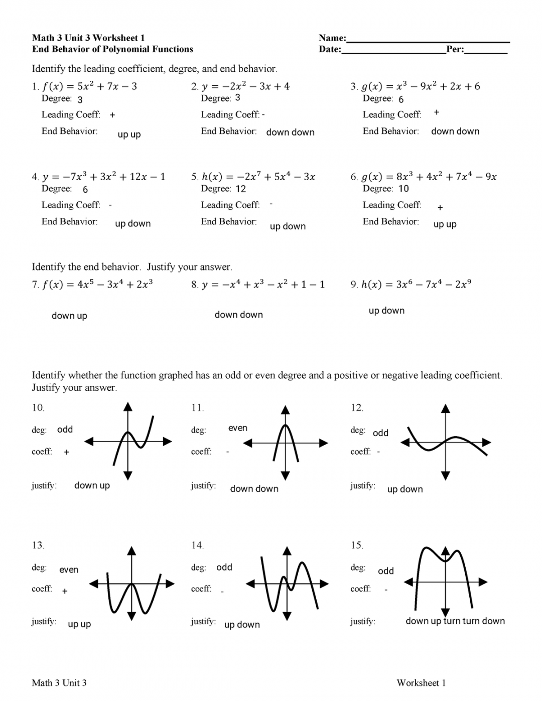 Kami Export - M U WS - End Behavior of Polynomial Functions