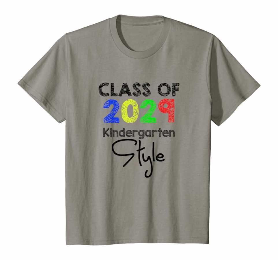 Kids Class of  Kindergarten Style T-Shirt