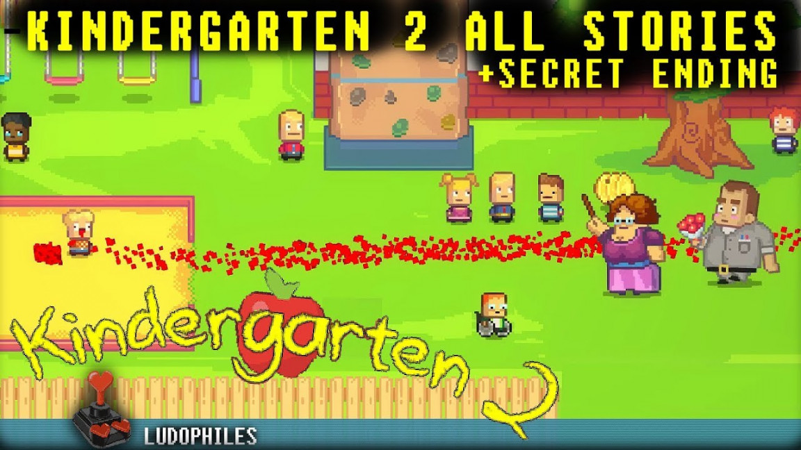 Kindergarten  All Stories + Secret Ending Full Playthrough / Longplay /  Walkthrough (no commentary)