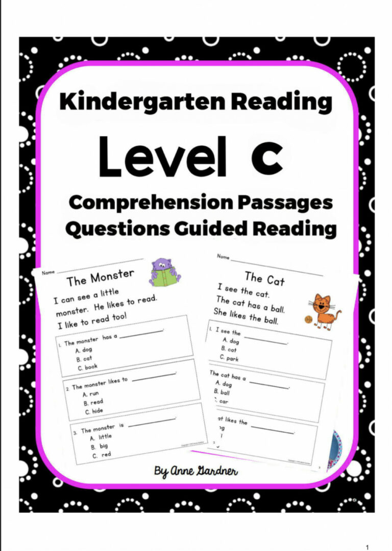 Kindergarten Thank You Notes – Printable PDF Template