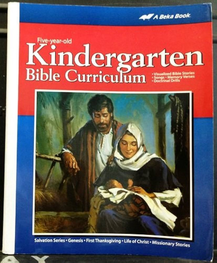 Kindergarten K Bible Curriculum Lesson Plans by A Beka Book