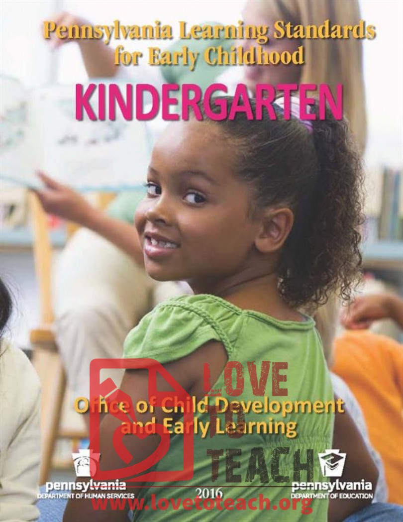 Kindergarten Standards  LoveToTeach