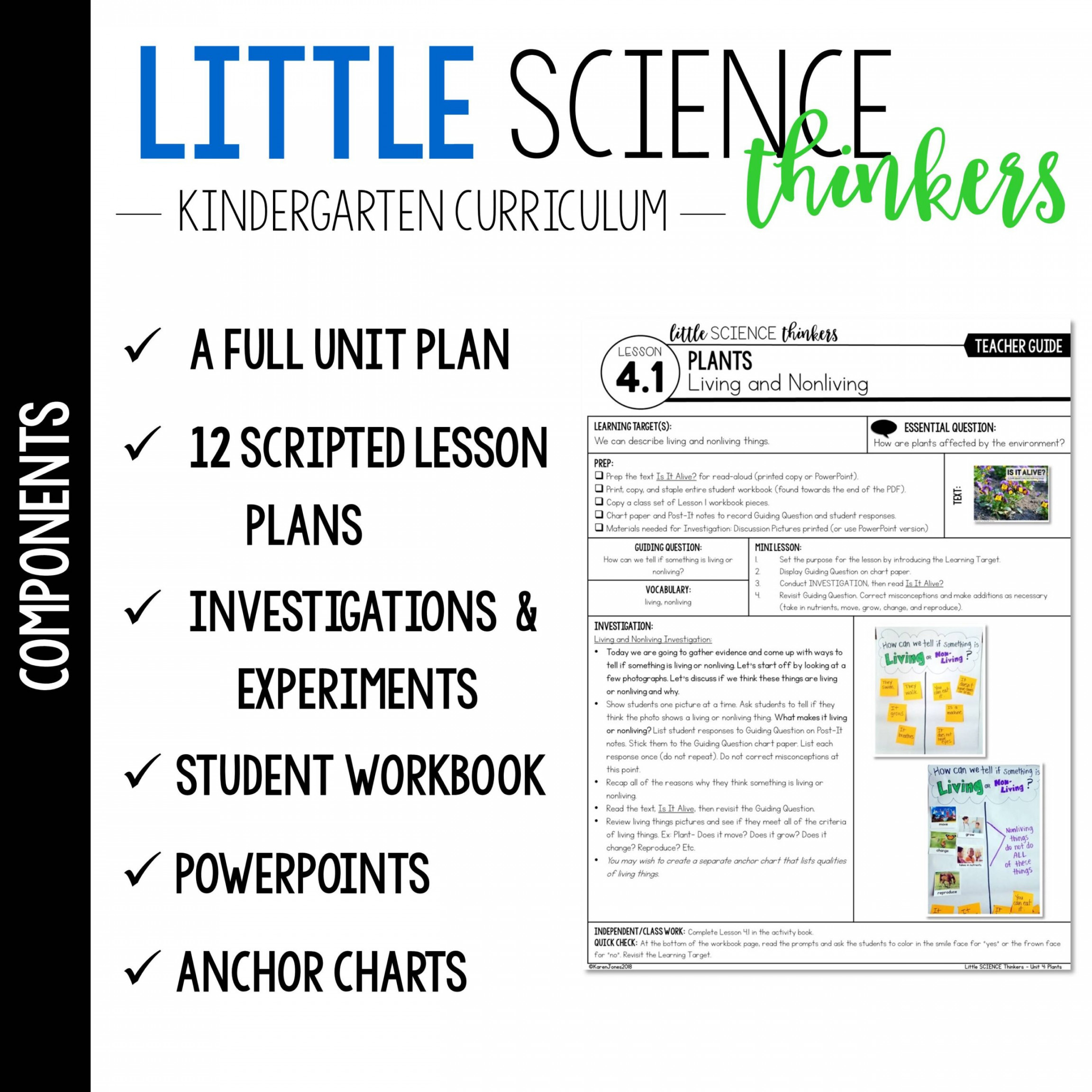 Little Kindergarten Science Thinkers UNIT : Plants – Mrs