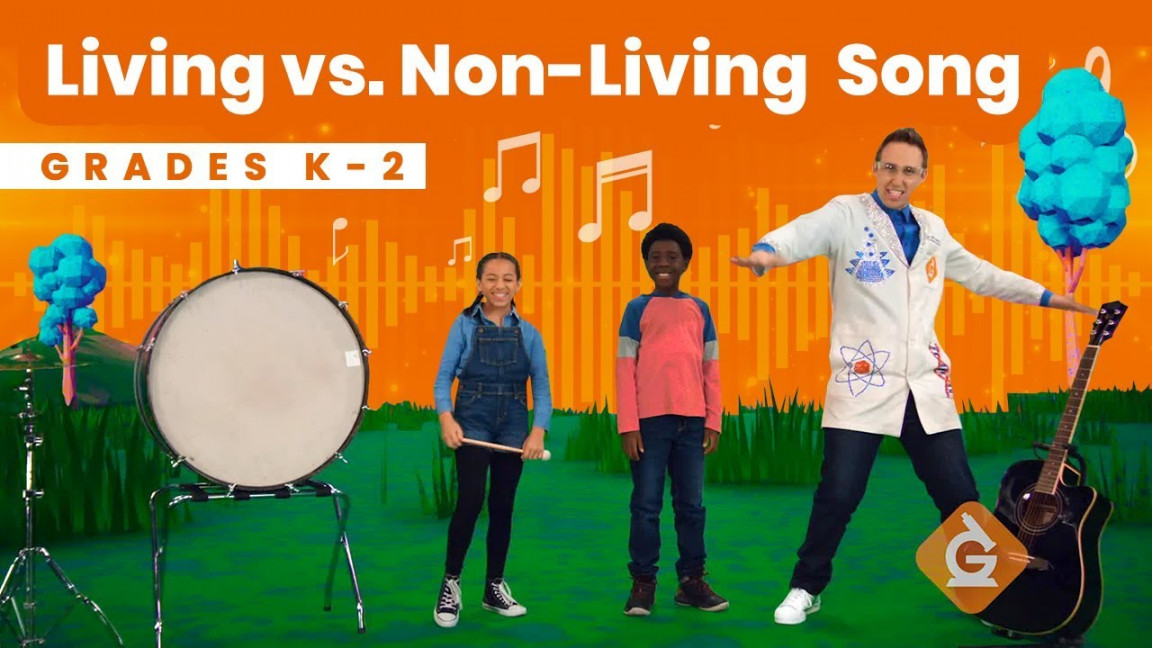 Living Things SONG  Science for Kids  Grades K-