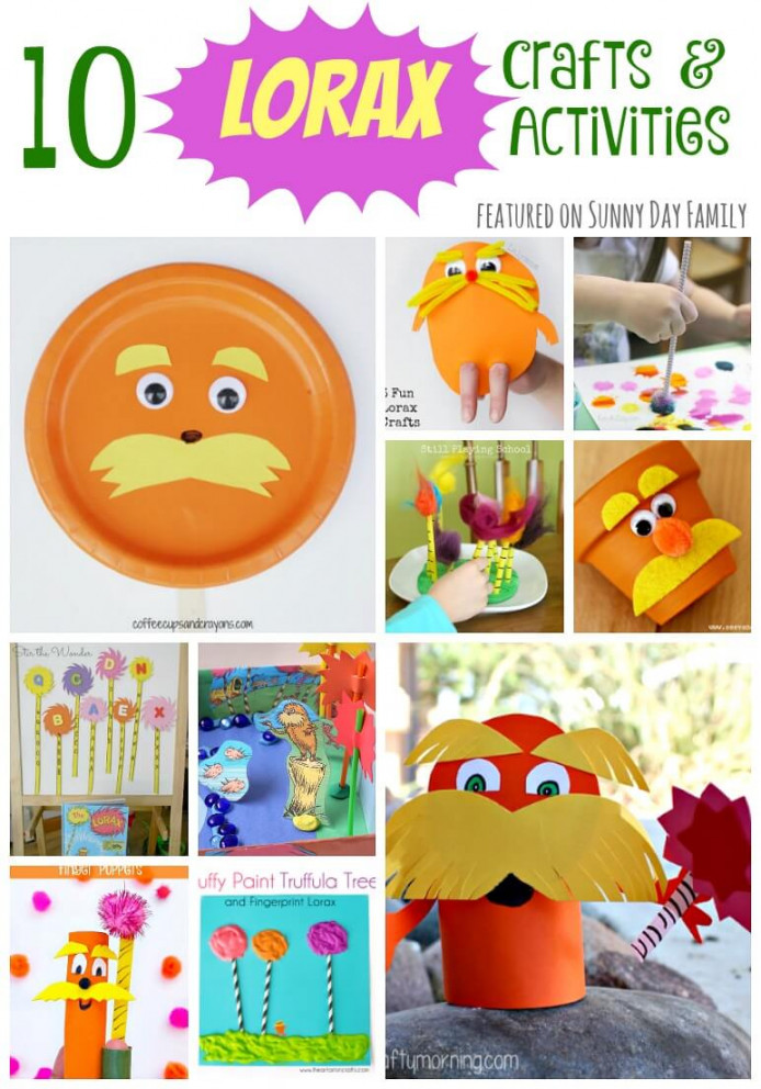 Lorax Crafts & Activities for Preschoolers  Sunny Day Family