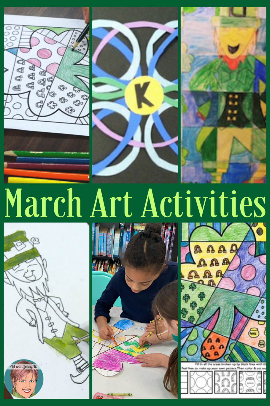 March Art Activities  Art With Jenny K.