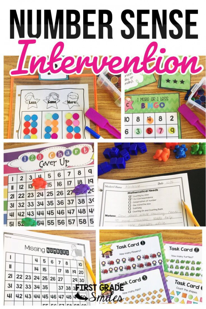 Math intervention (RTI) for Number Sense  Math intervention