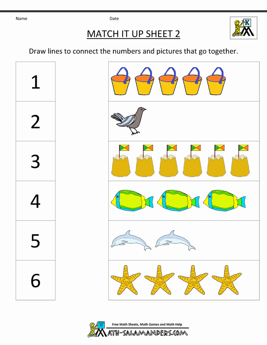 Math Worksheets Kindergarten