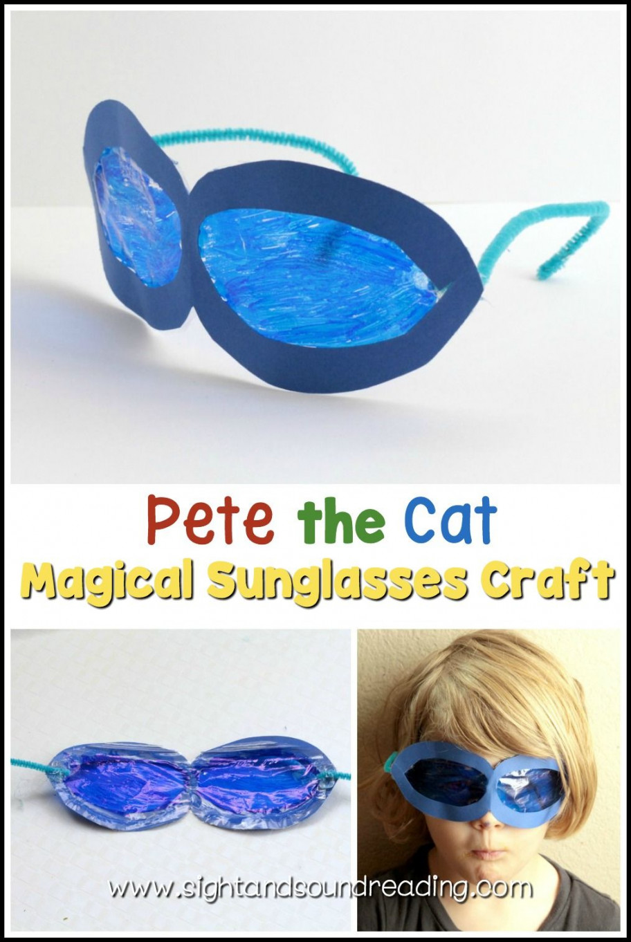 Pete the Cat Magical Sunglasses Craft  Mrs