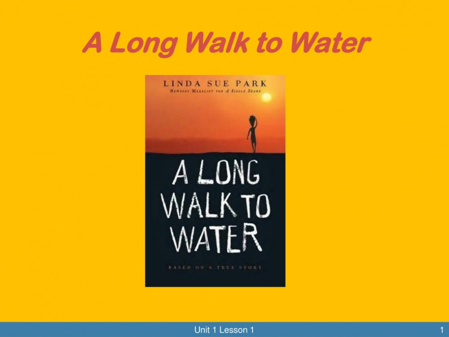 PPT - A Long Walk to Water PowerPoint Presentation, free download