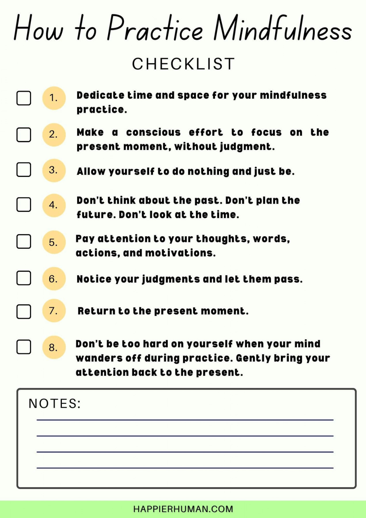 Printable Mindfulness Worksheets for Adults in  - Happier Human