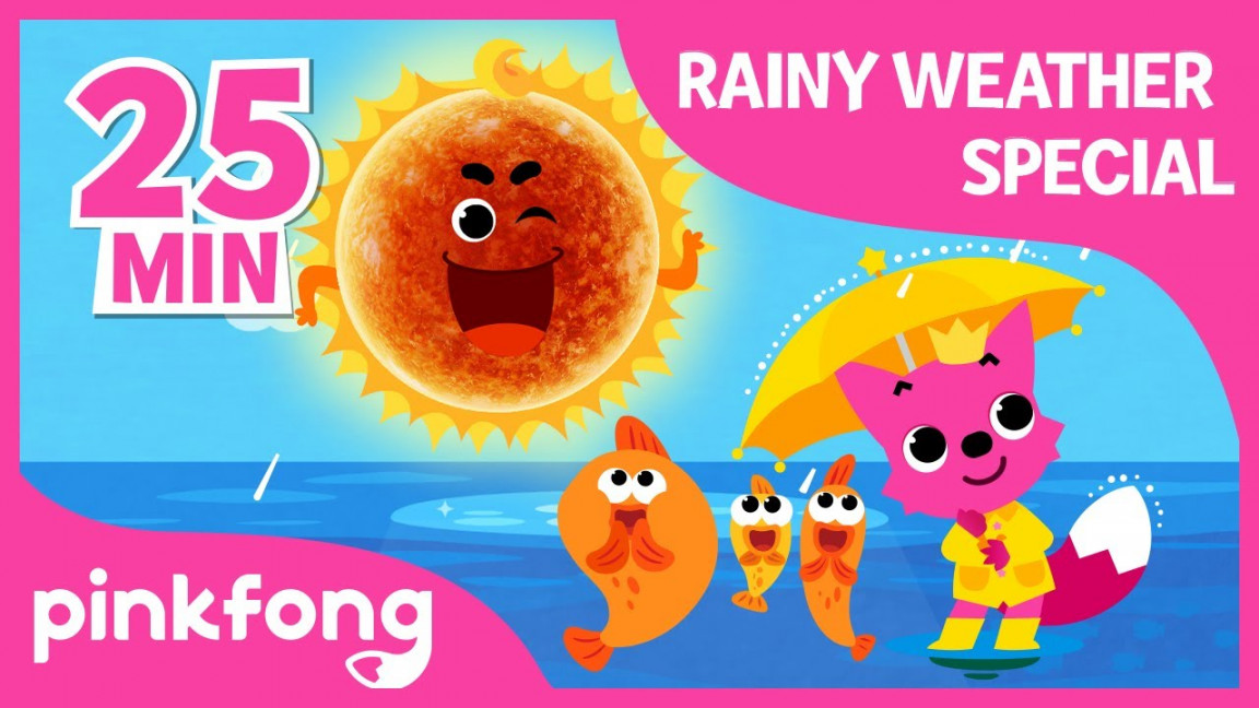 Rain rain Go Away and more  Rainy Day Special  +Compilation  Pinkfong  Songs for Children