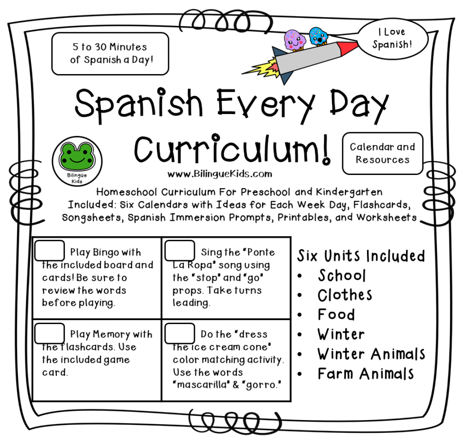 SPANISH CURRICULUM