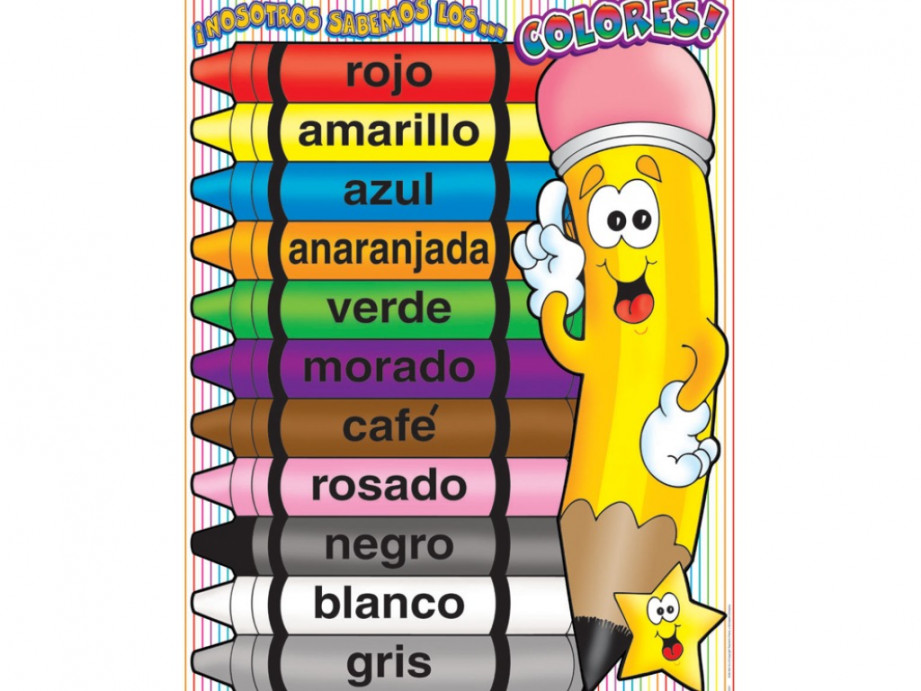 Spanish rainbow colors  Language, Spanish, Colours  ShowMe