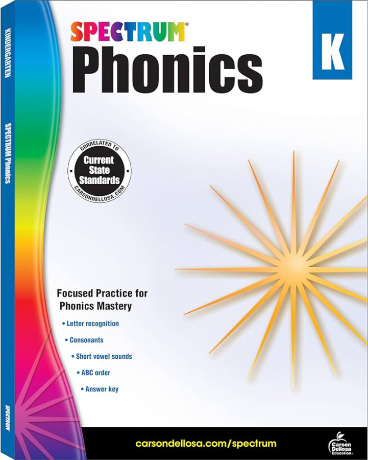 Spectrum Phonics, Grade K: Volume