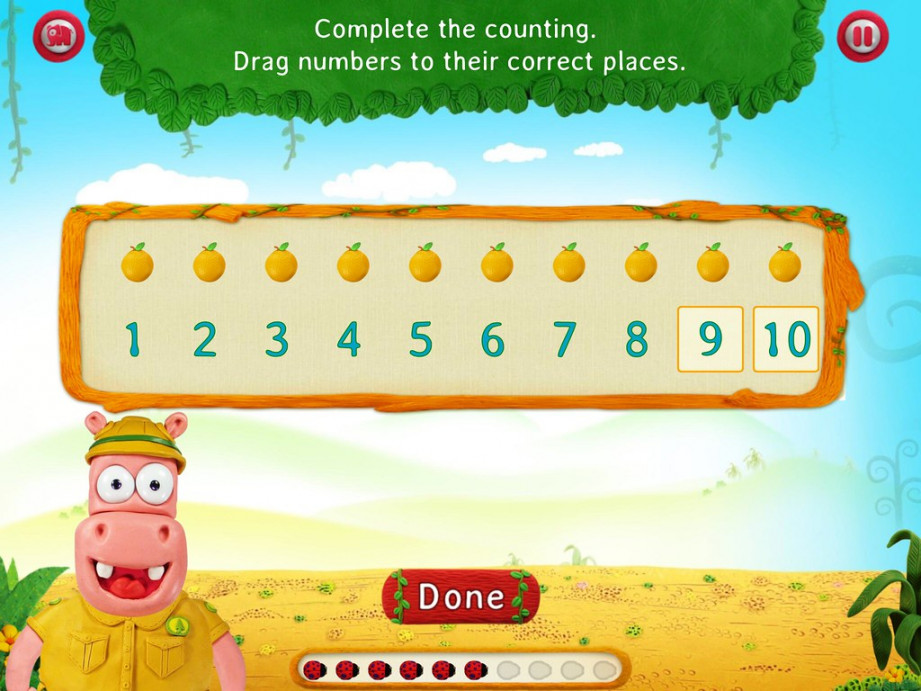 Splash Math Kindergarten app  Features: