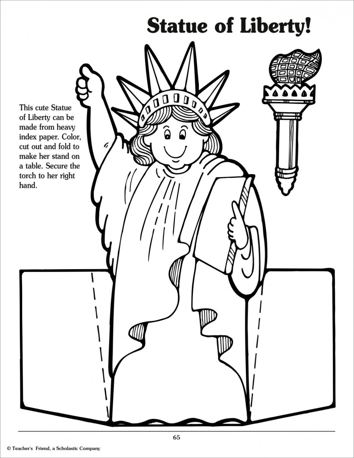 Statue of Liberty Activities! - Scholastic Printables  American