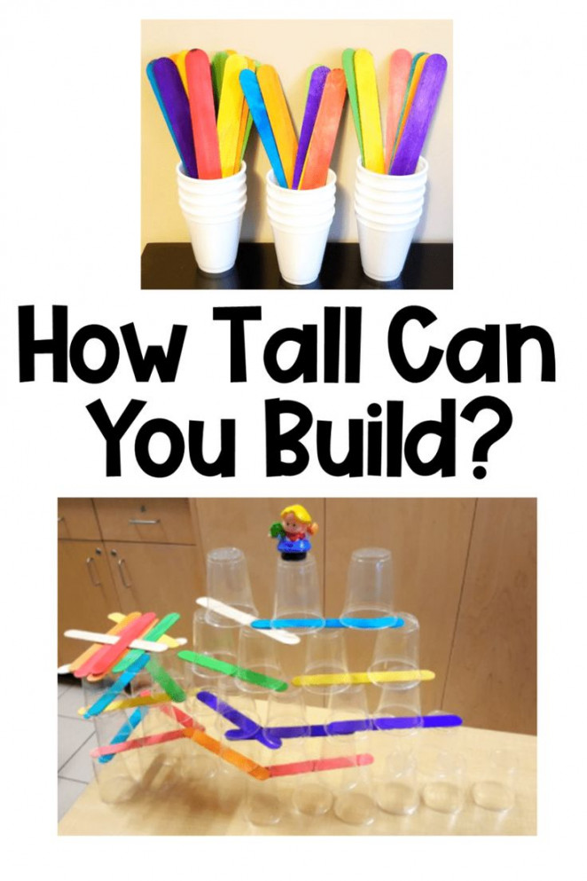 STEM Preschool Activity and Building Challenge  Stem activities