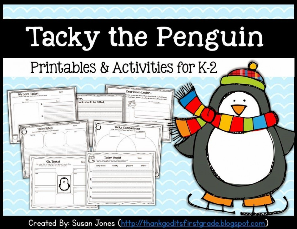 Susan Jones Teaching: Tacky the Penguin Activities  Tacky the