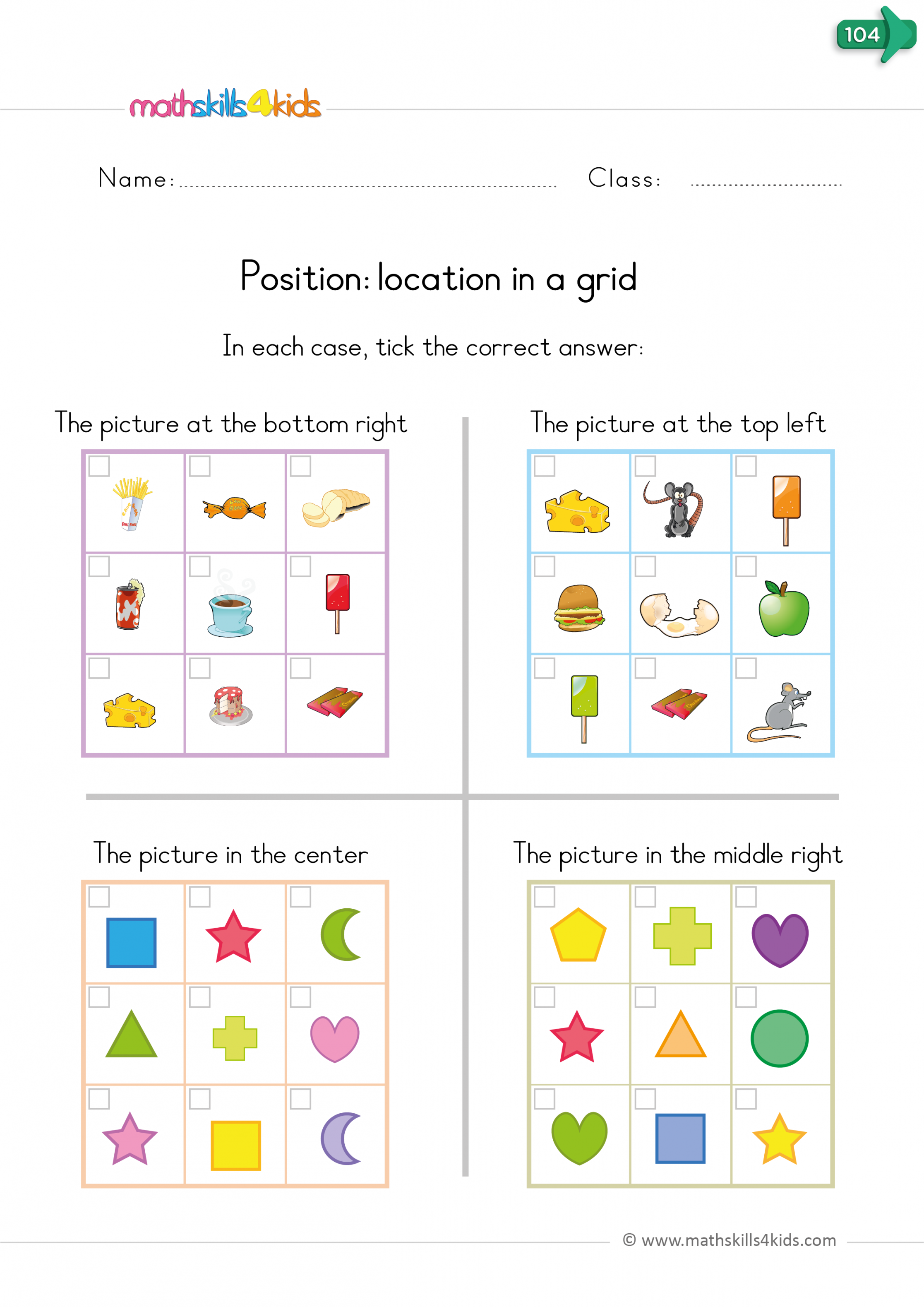 Teaching positional words to kinders: worksheets and activities