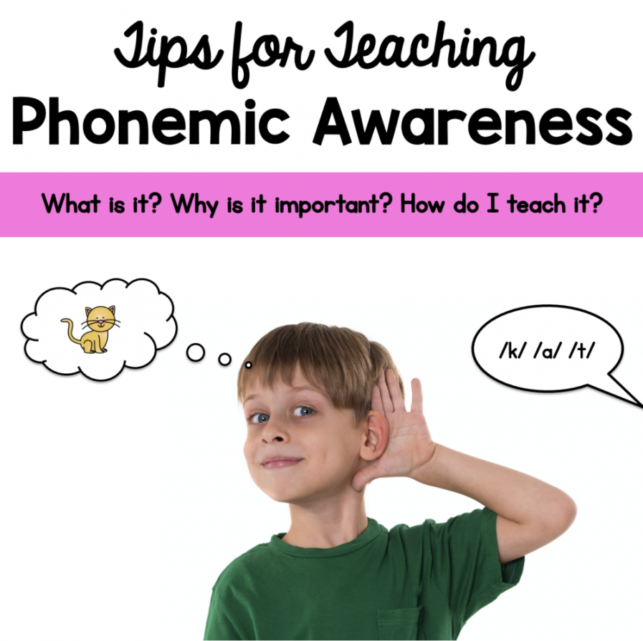 Tips and Activities for Phonemic Awareness - Sarah