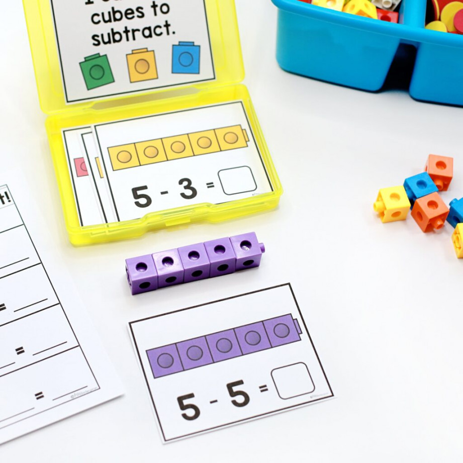 Tips for Teaching Subtraction in Kindergarten - Miss Kindergarten