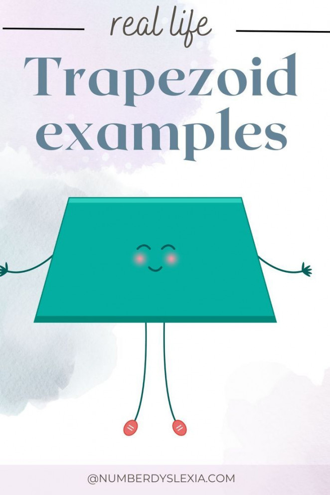 Trapezoid Real life Examples  Free math resources, Free math