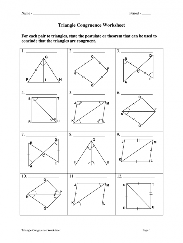 Triangle congruence worksheet: Fill out & sign online  DocHub