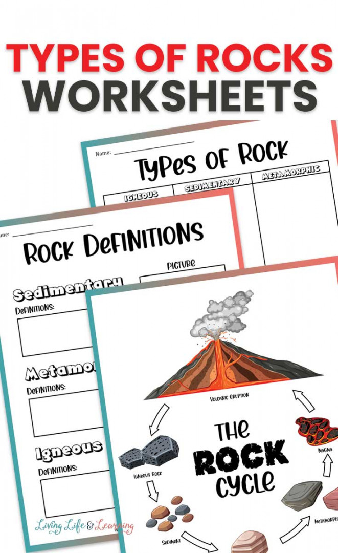 Types of Rocks Worksheets