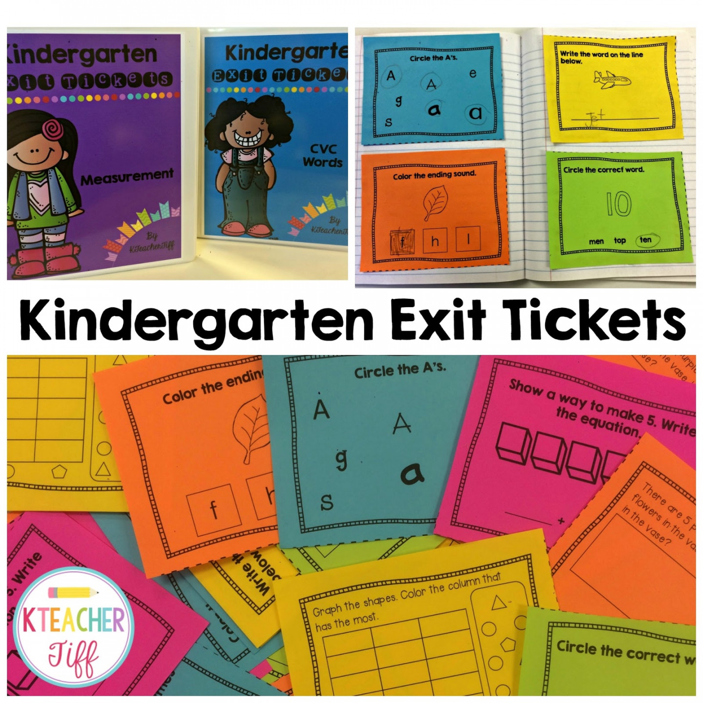 Using Exit Tickets in Kindergarten - KTeacherTiff