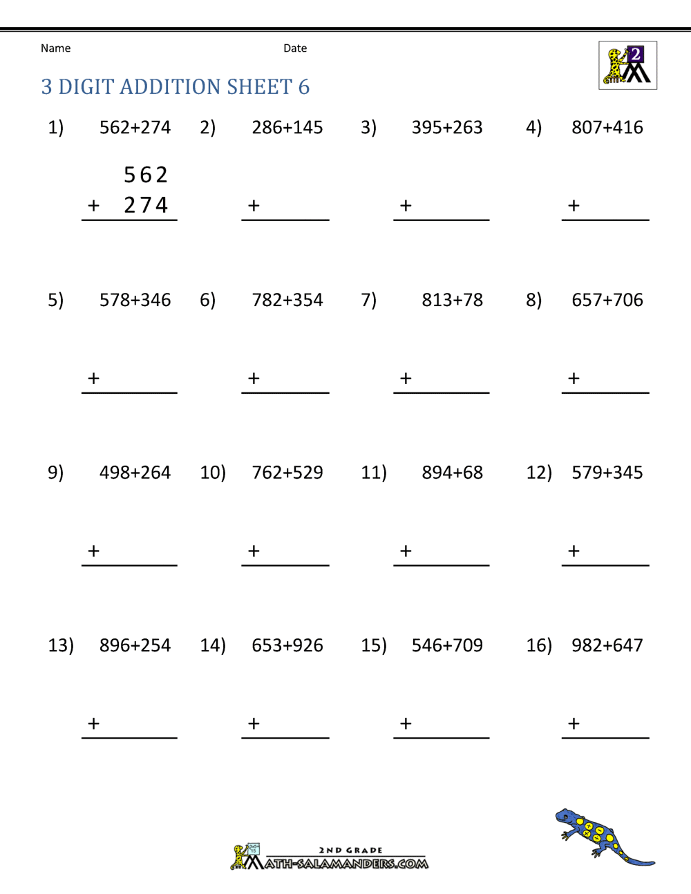 2Nd Grade Math Worksheets 74