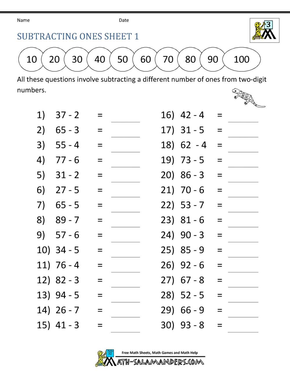 3Rd Grade Math Worksheets 17