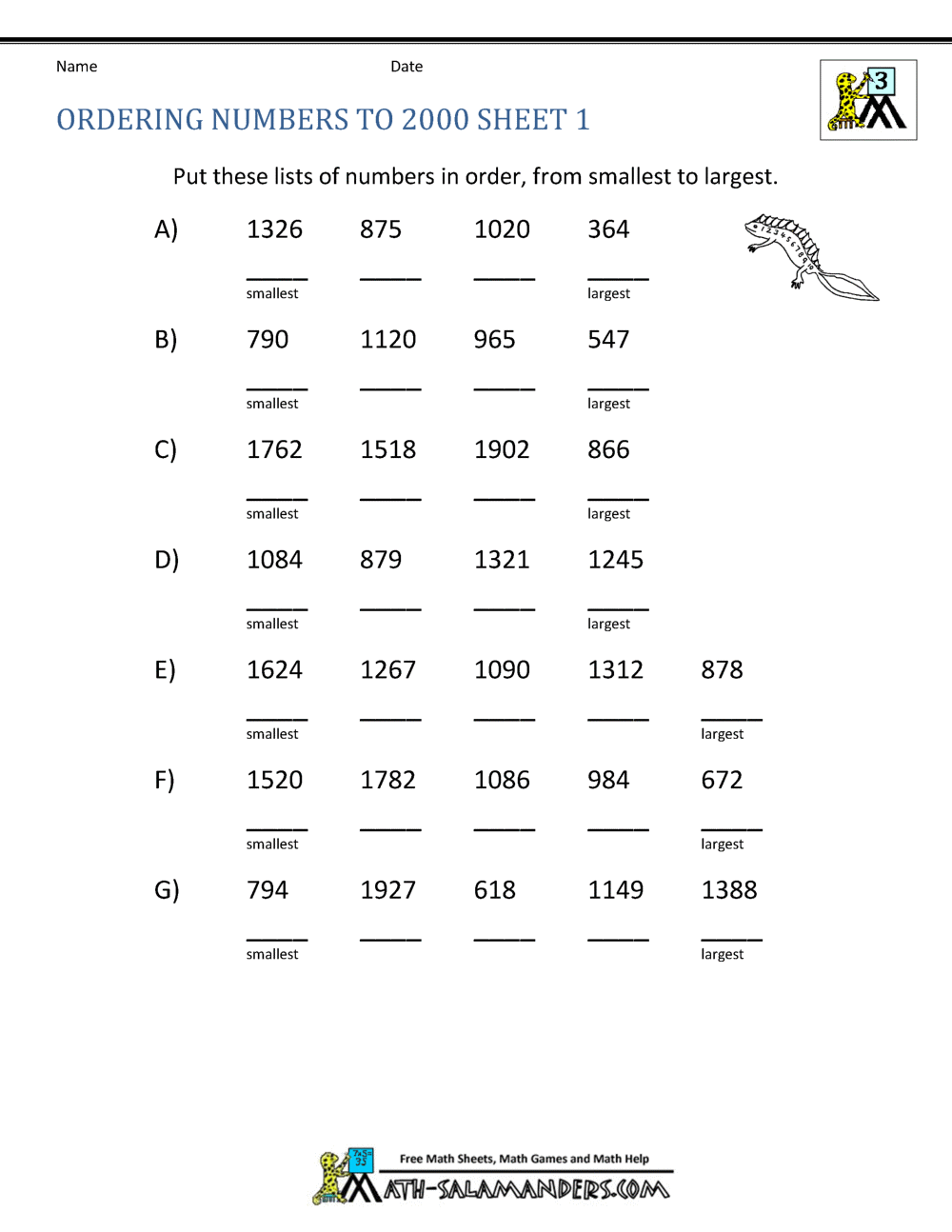 3Rd Grade Math Worksheets 26