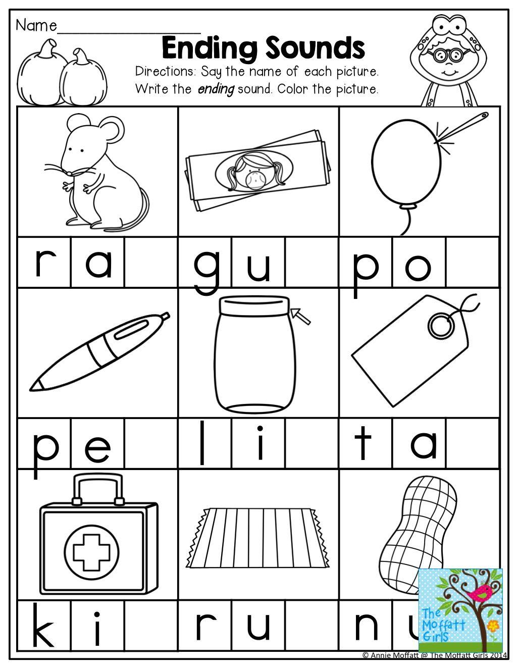 Beginning Sounds Worksheets for Kindergarten 46