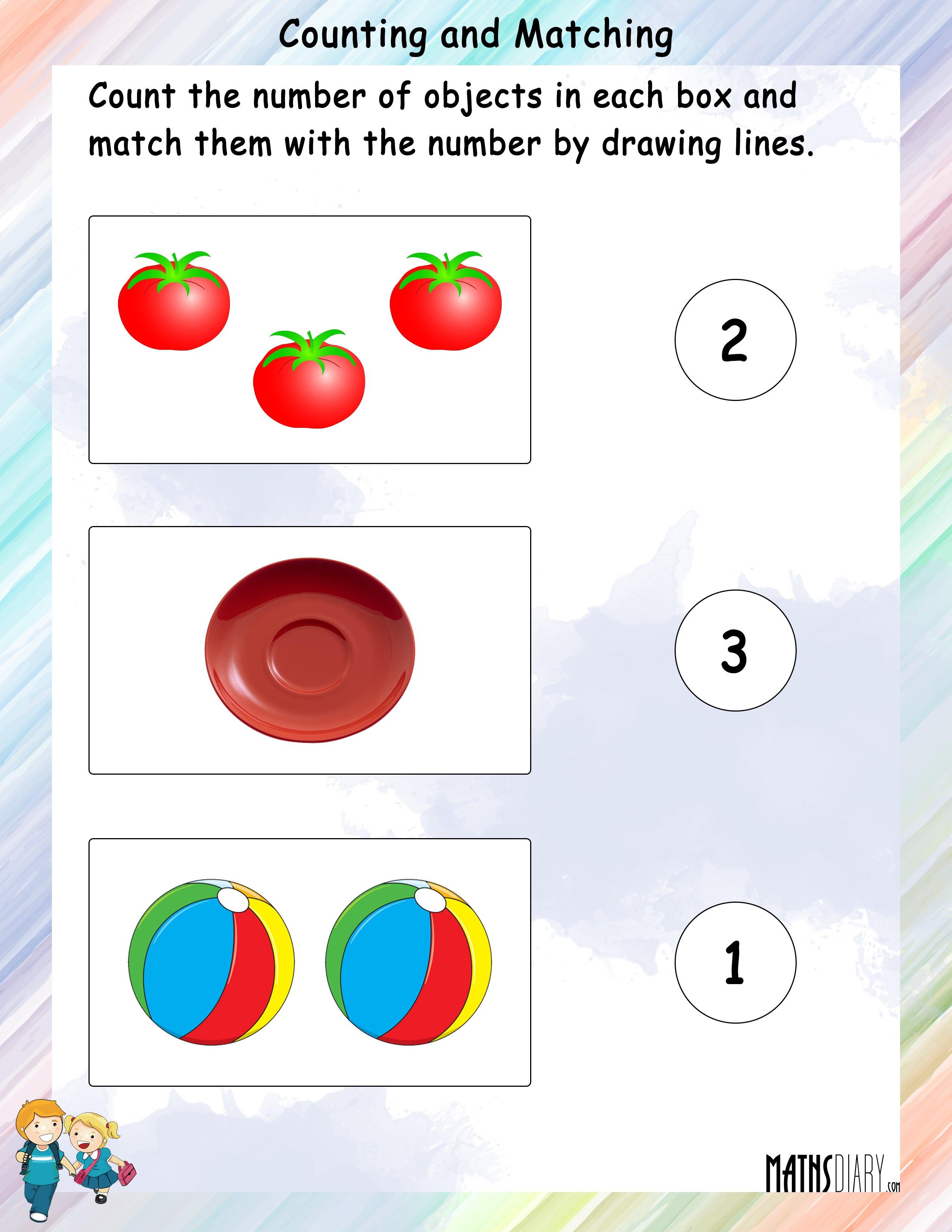 Counting Objects To 100 Worksheets 32