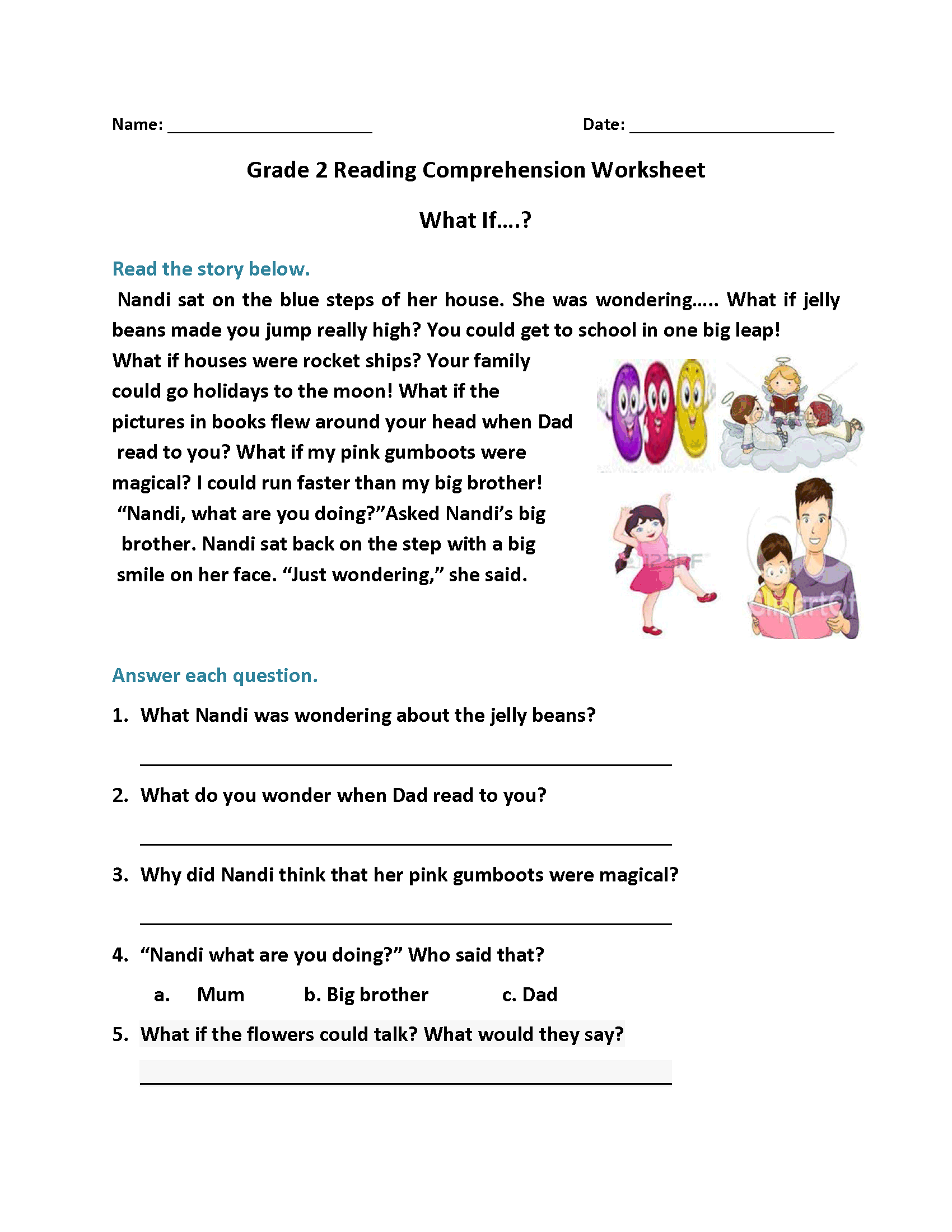 Printable 17+ Worksheet for 2nd Graders