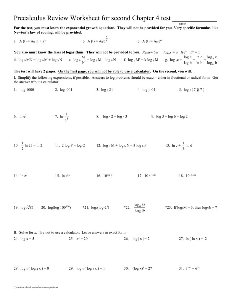 Discover 60+ Precalculus Worksheet On Simplifying Trig Expressions 38