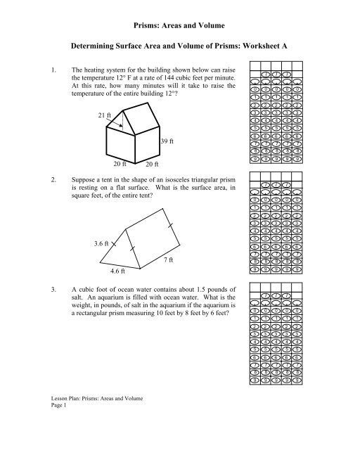 Fresh 60+ Surface Area Of Rectangular Prism Worksheet 30