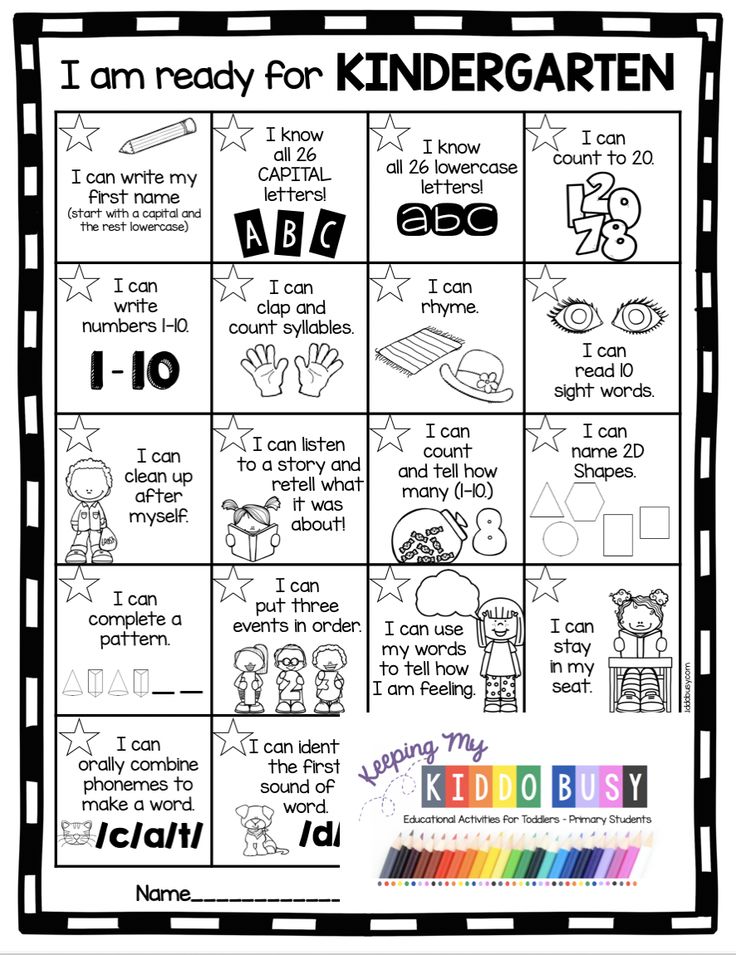Kindergarten Curriculum Overview 17