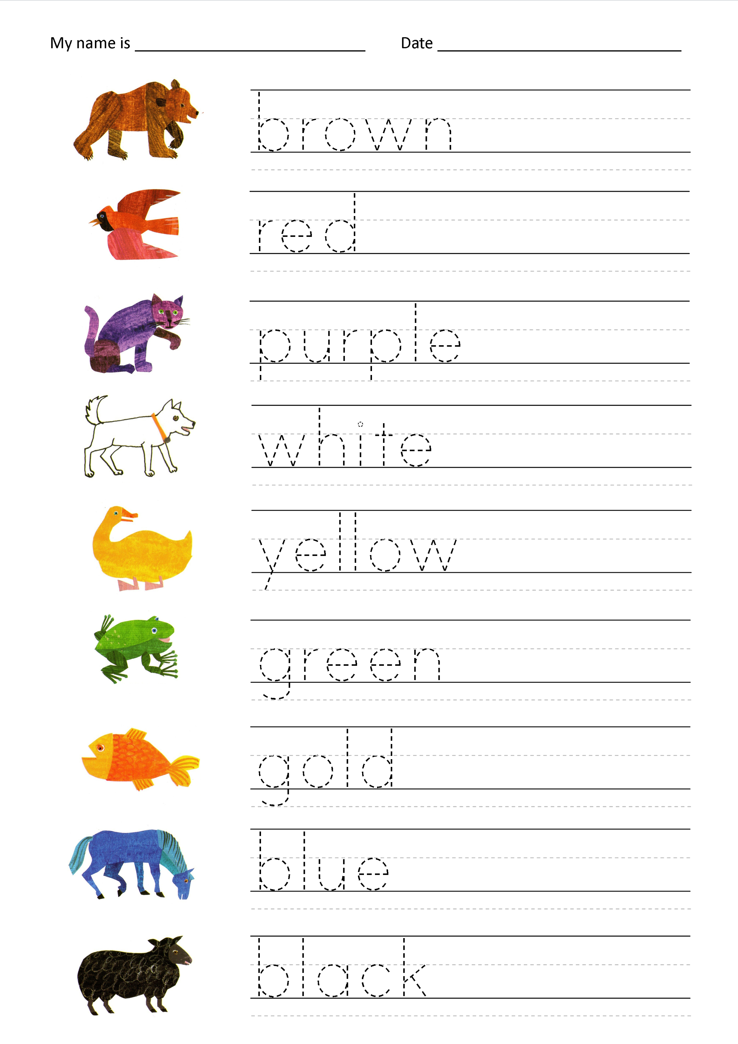 20 Example Name Tracing Worksheets 13