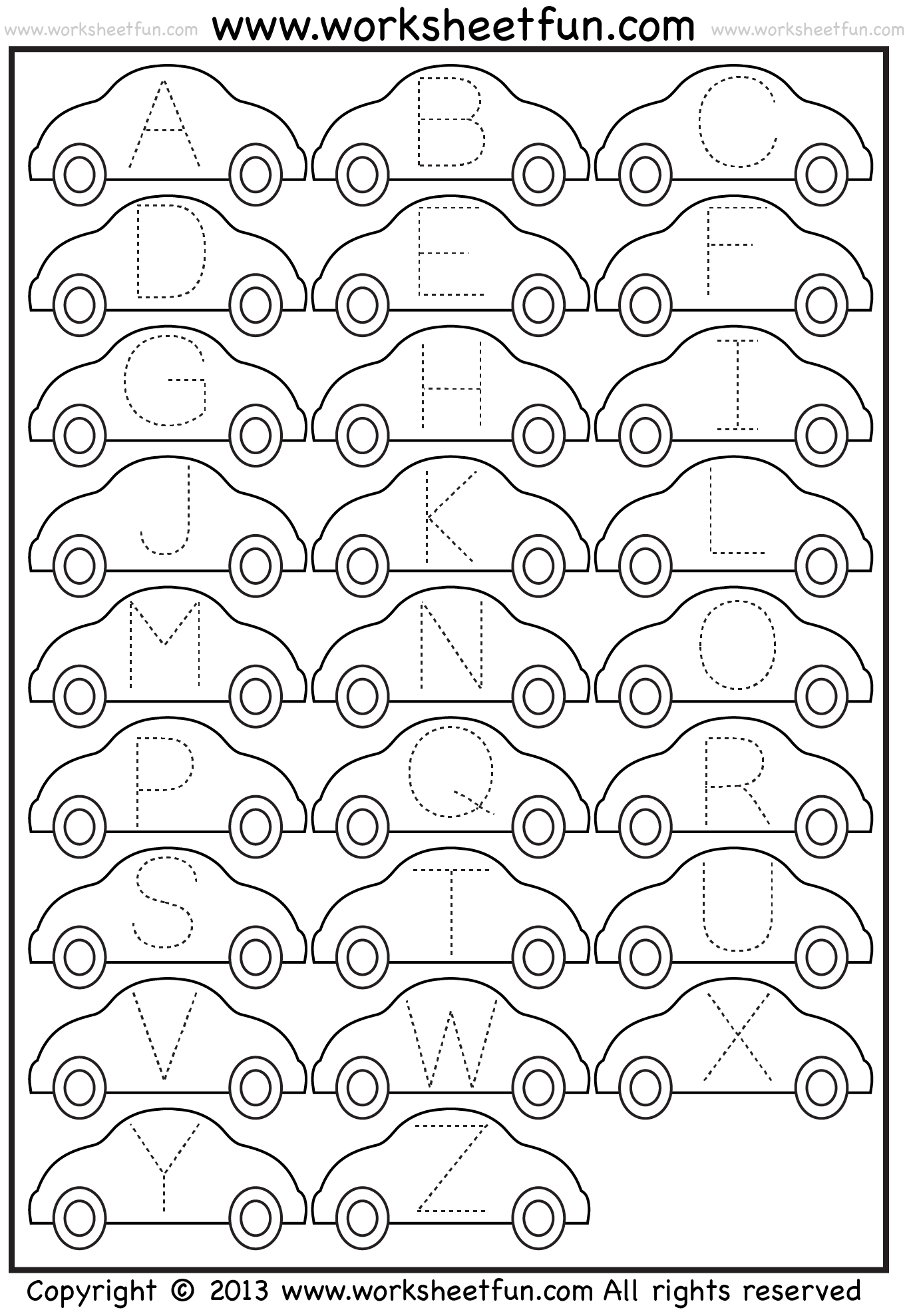 31 Creative Letter Tracing Worksheets 14