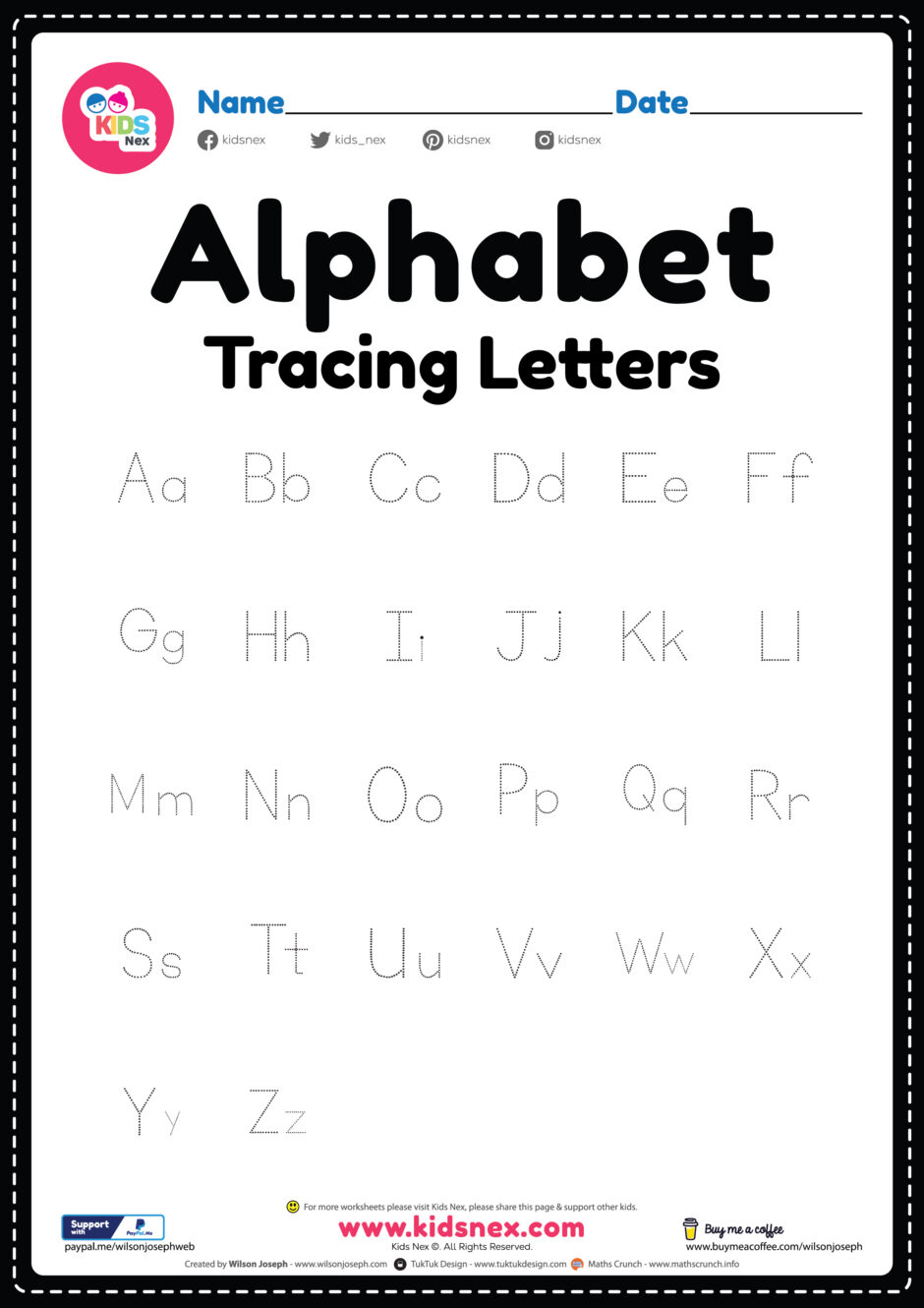 31 Creative Letter Tracing Worksheets 15