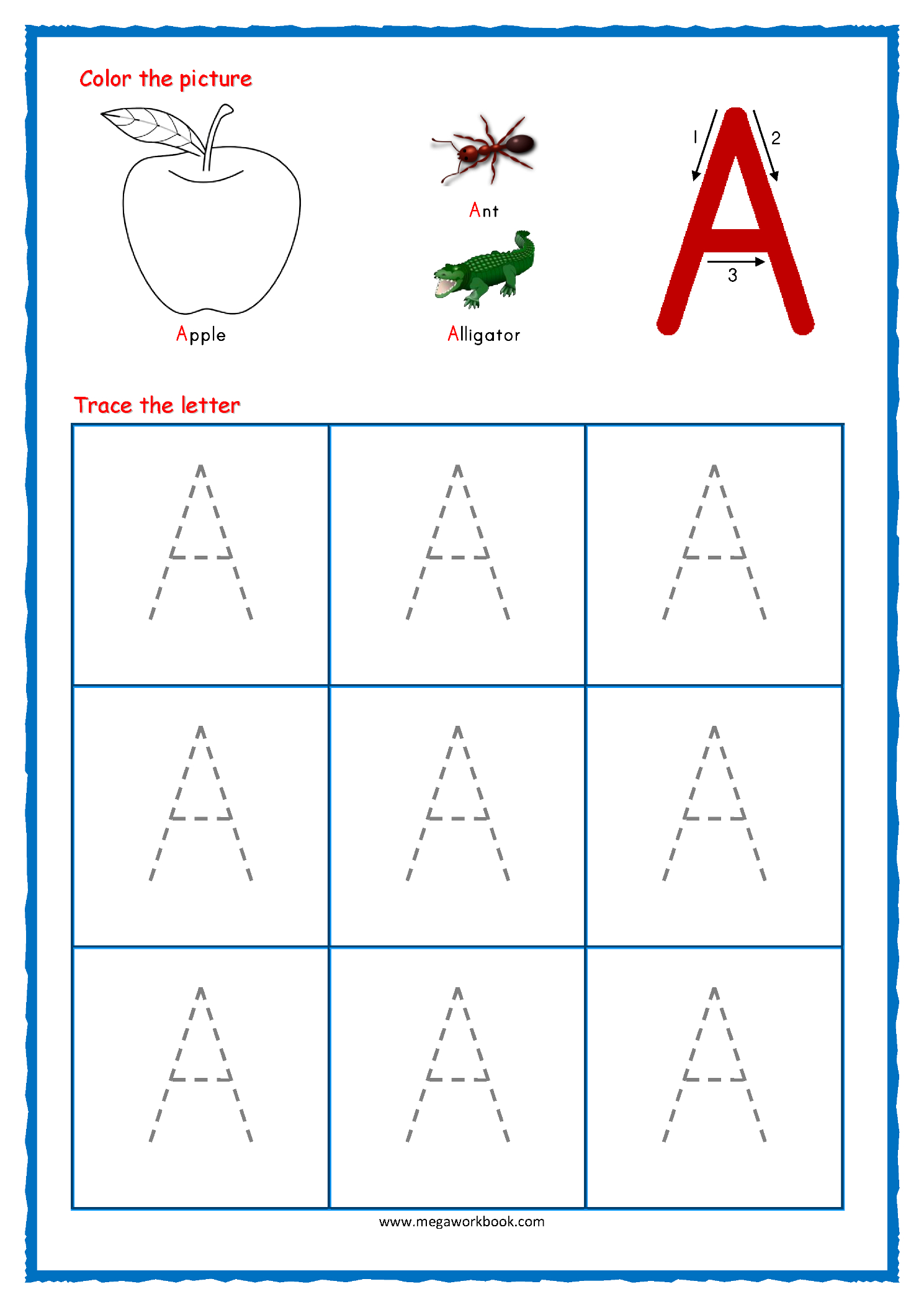 31 Creative Letter Tracing Worksheets 16
