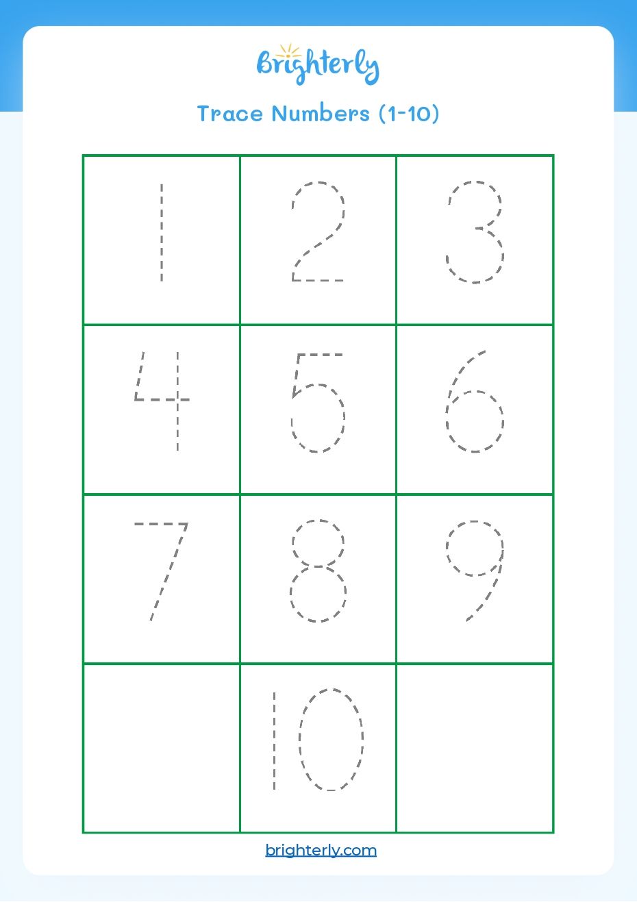 31 Creative Number Tracing Worksheets 13