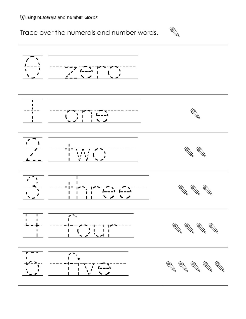 31 Creative Number Tracing Worksheets 21