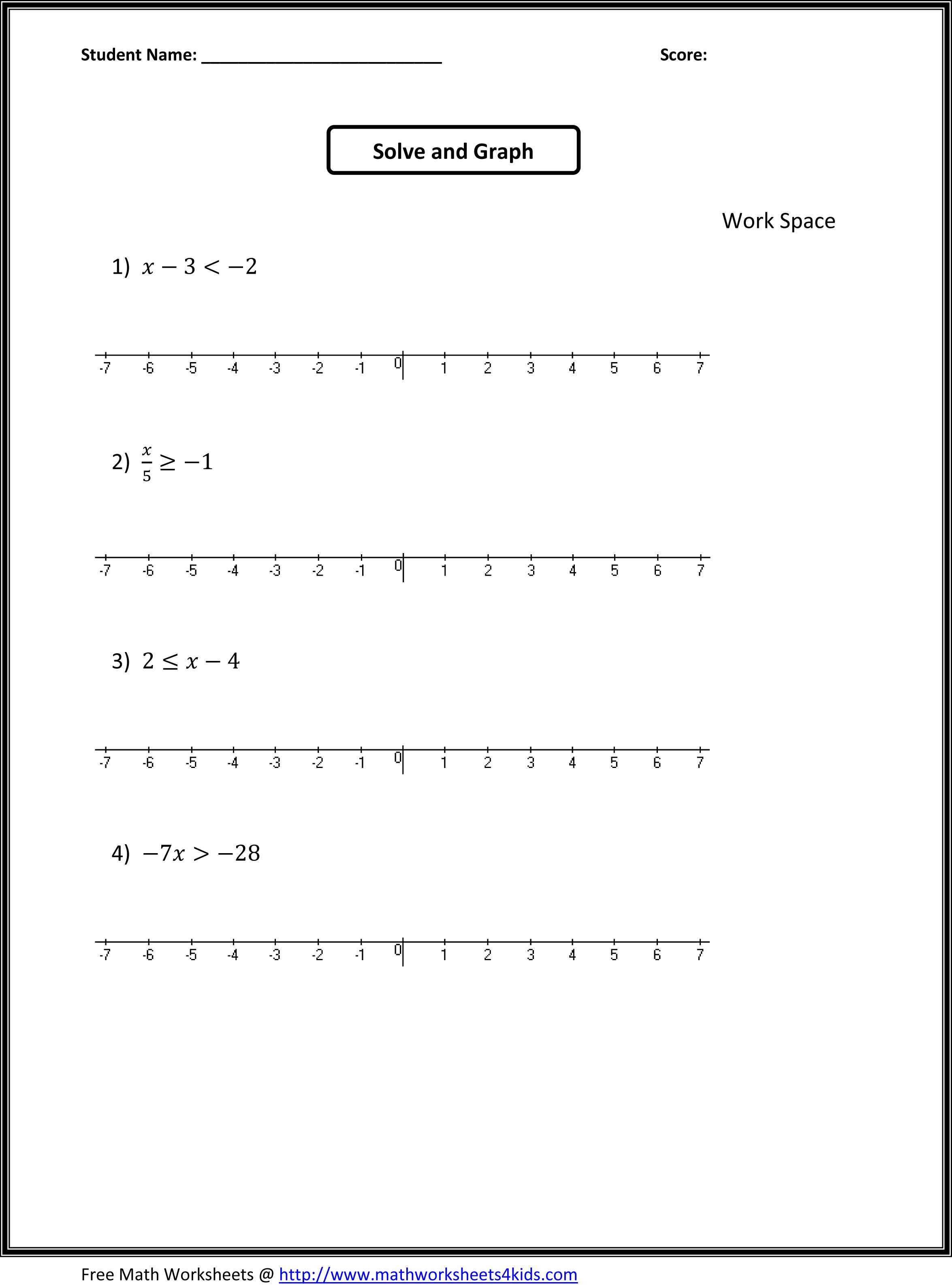 35 Printable 7Th Grade Math Worksheets 11